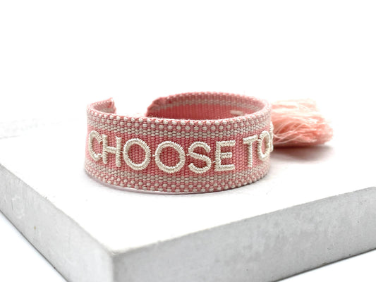 Parsley & Pepper - Choose to Shine armband peach/ zand