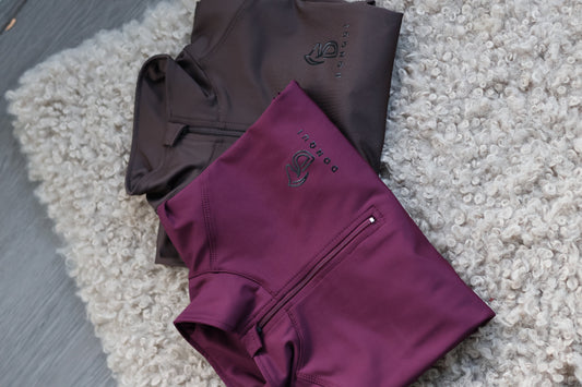 Donqui - Baselayer lange mouw Burgundy bordeaux