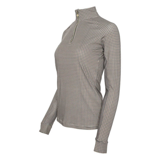 Dapplebay - Heirloom Bay Houndstooth 1/4 Rits Rijtop