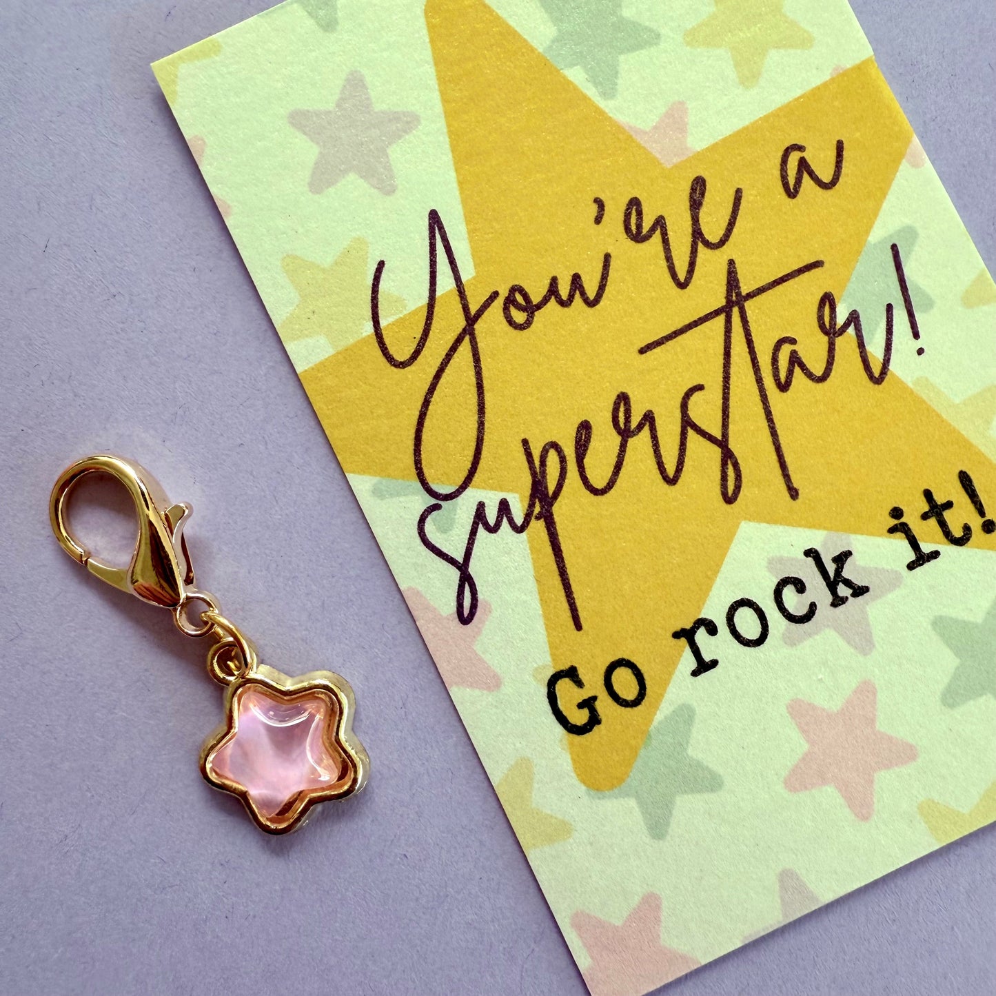 FMH - Lucky Charm hoofdstelbedel Ster Pastel