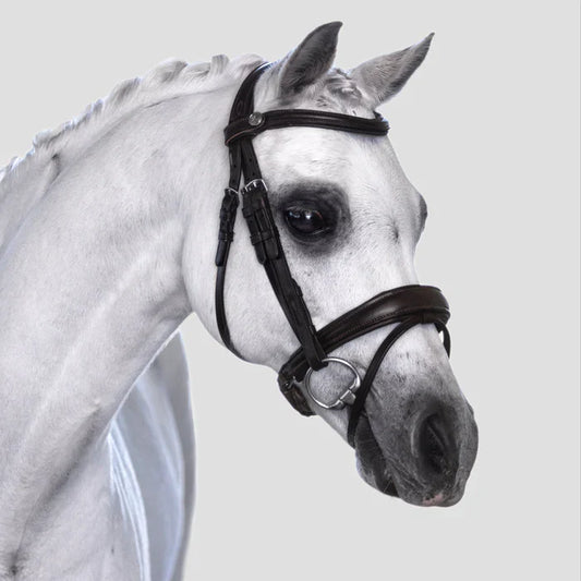 Lumi Pony - Mikayla hoofdstel Havana bruin of zwart (convertible)
