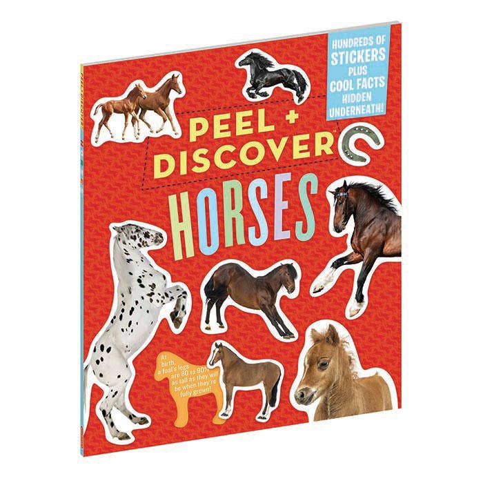 Kelley&Co - Peel & Discover Paarden stickerboek (EN)