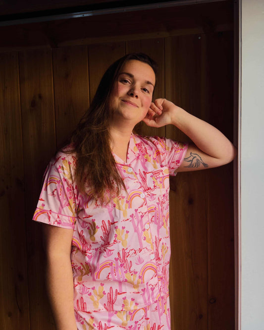 FMH - Dames zomerse pyjama set/ loungepak Cowgirl Dreams
