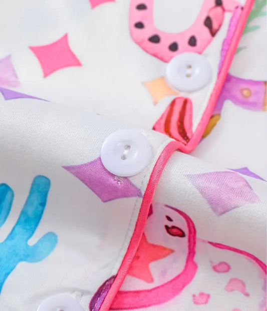 FMH - Kinder zomerse pyjama set/ loungepak Crazy Cactus