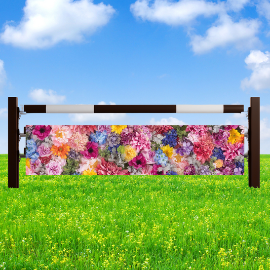 Jumpbanners - Hinderniszeil Standard Floral Party
