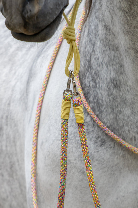 Touwhalster set golden pastel