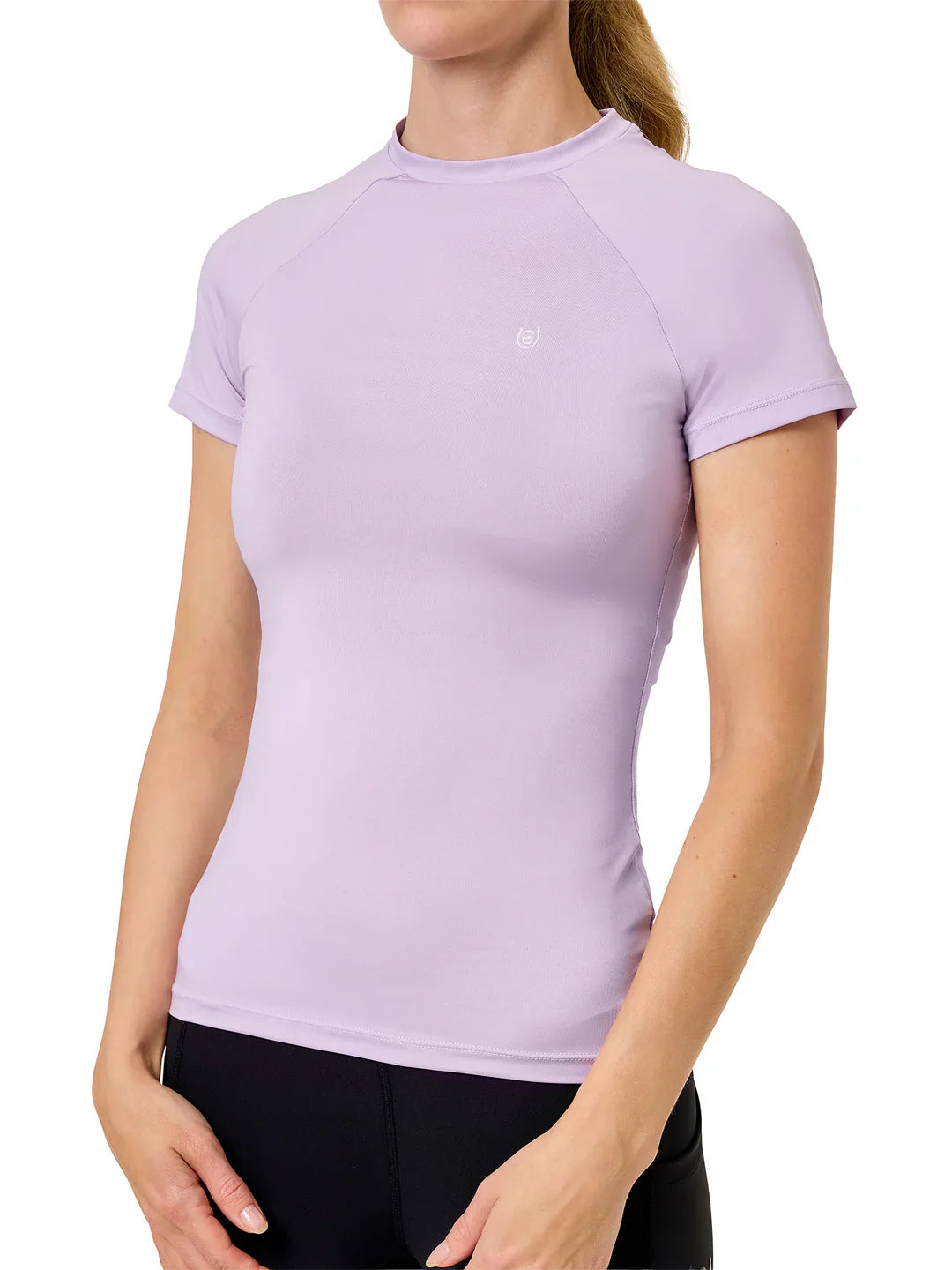 Equestrian Stockholm - SS26 Lavender - Dynamic Base Layer Top Short Sleeve rijtop