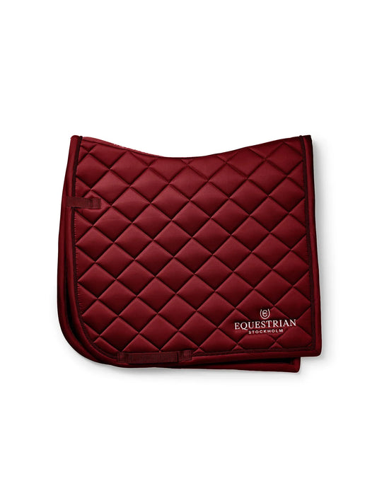 Equestrian Stockholm - Line Collection - Bordeaux Dressage Saddle Pad dressuurzadeldek