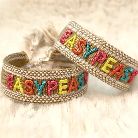 Parsley & pepper - Easypeasy armband beige/ multi