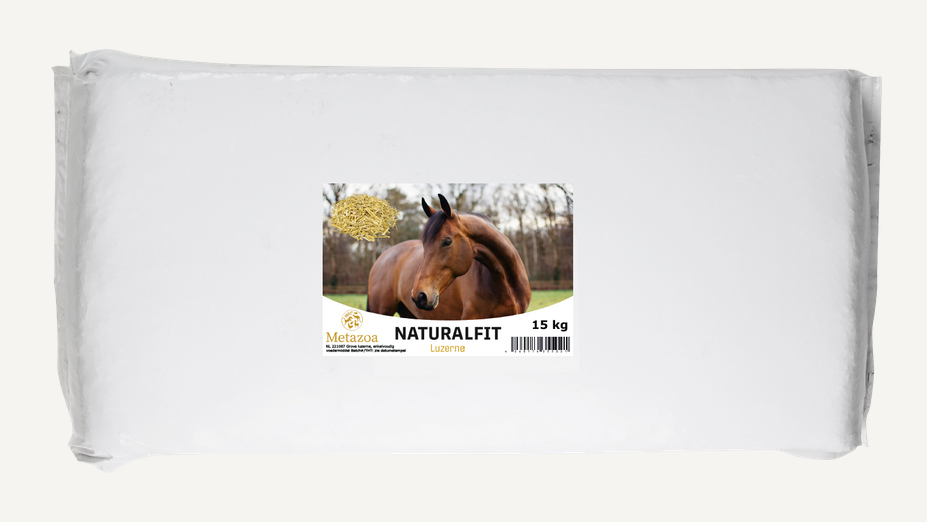 Metazoa NaturalFit Luzerne – natuurlijke luzernebrok voor paardenvoeding