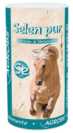 Agrobs Selenium Pur – puur seleniumsupplement voor paarden, ondersteunt spieren, weerstand en stofwisseling