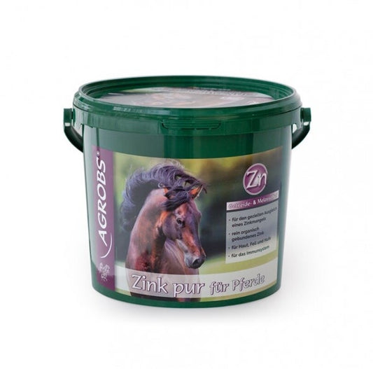 Agrobs Zink Pur – puur zinksupplement voor paarden, ondersteunt huid, vacht en afweersysteem