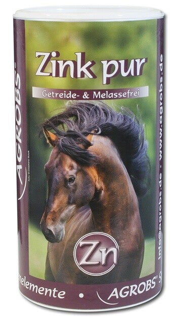 Agrobs Zink Pur – puur zinksupplement voor paarden, ondersteunt huid, vacht en afweersysteem