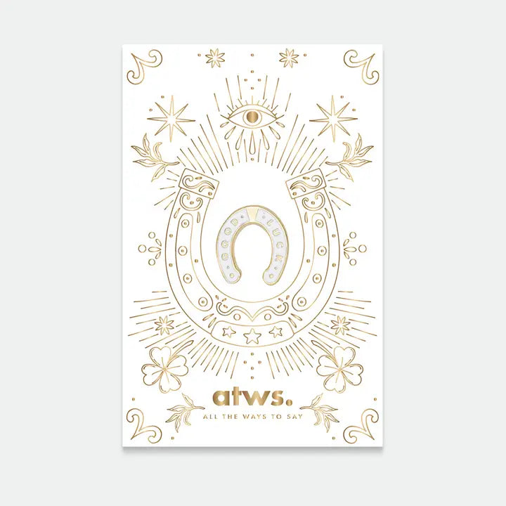 ATWS - Hoefijzer geluks pin