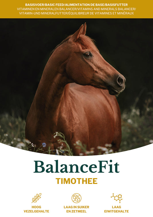 Graanvrij paardenvoer – Metazoa BalanceFit Timothee met vezelrijk timotheegras