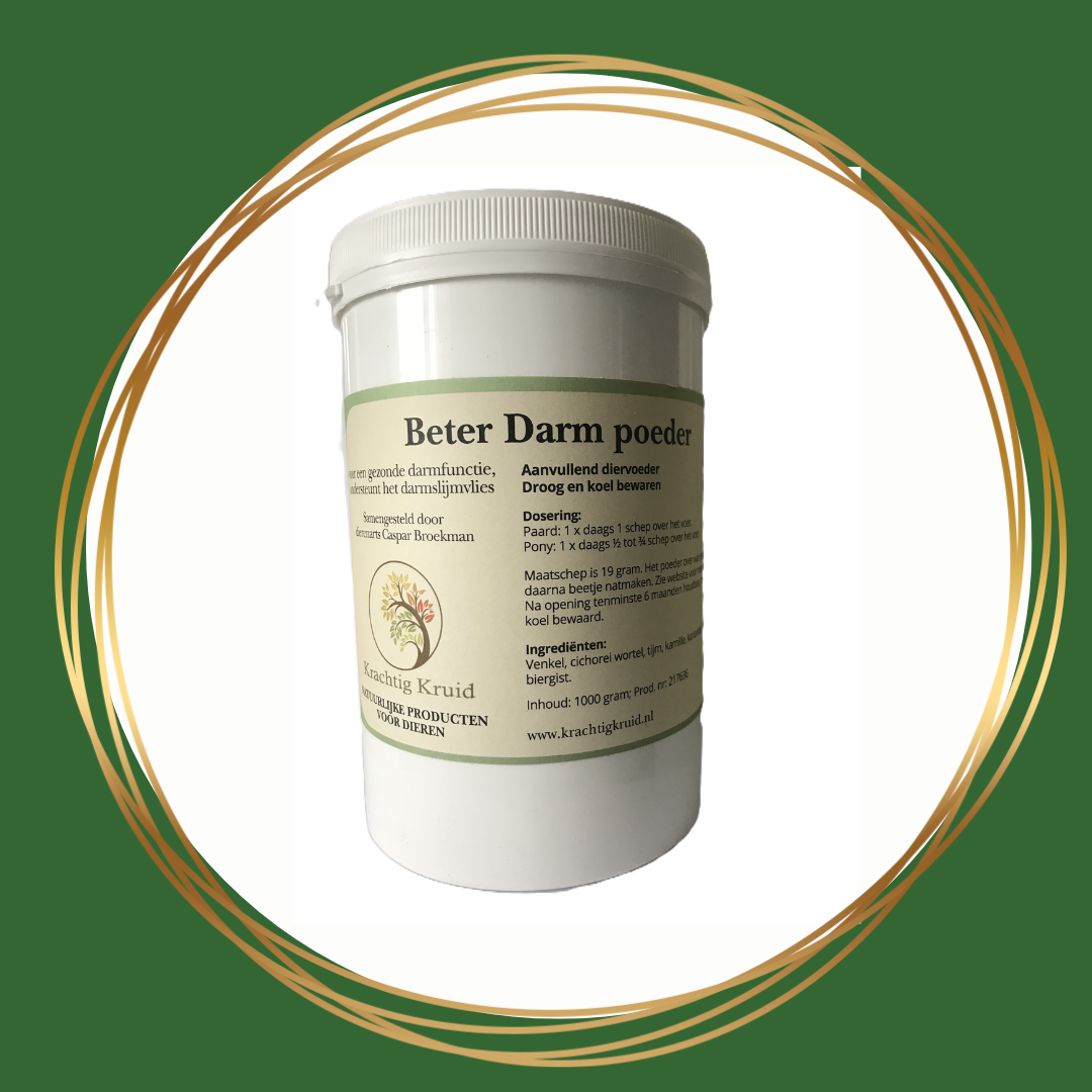 Beter Darm poeder voor paarden ter ondersteuning van darmgezondheid