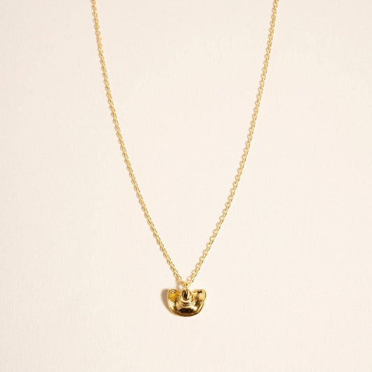 Designature - Goud Vergulde Western Cowboyhoed Rodeo Ketting
