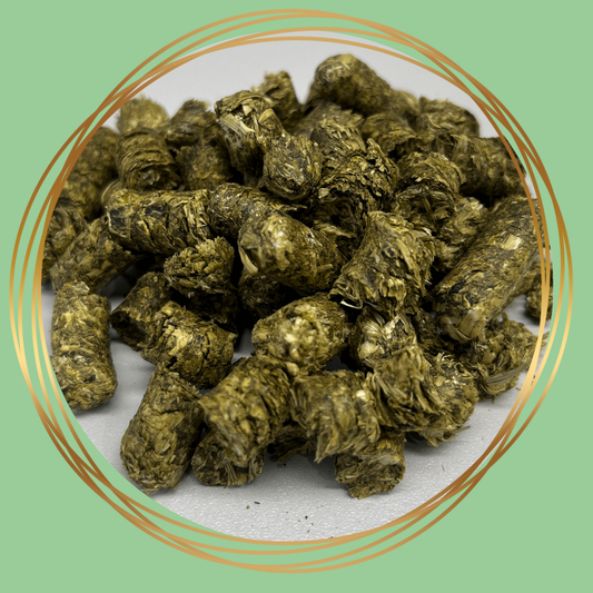 Groene haverbrok van Bio-Ron/Natuly – natuurlijk vezelrijk paardenvoer voor rust en balans