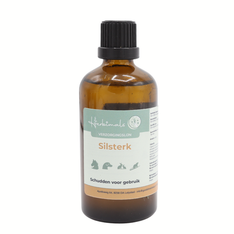 Herbimals Silsterk vloeibaar aanvullend diervoeder met acaciahoning, citroen en tea tree