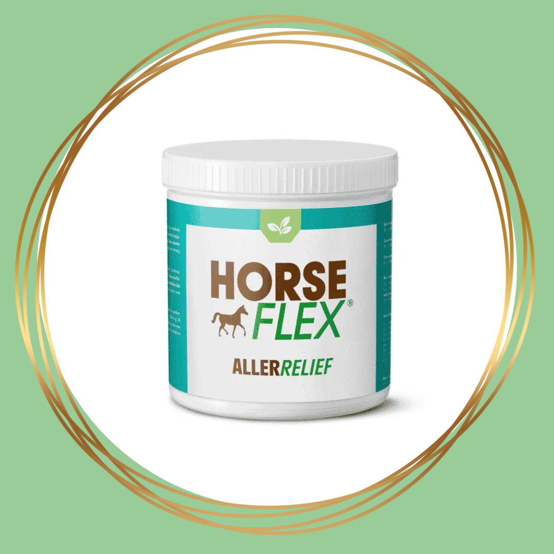 HorseFlex AllerRelief, natuurlijk supplement ter ondersteuning bij allergieën en huidirritaties bij paarden