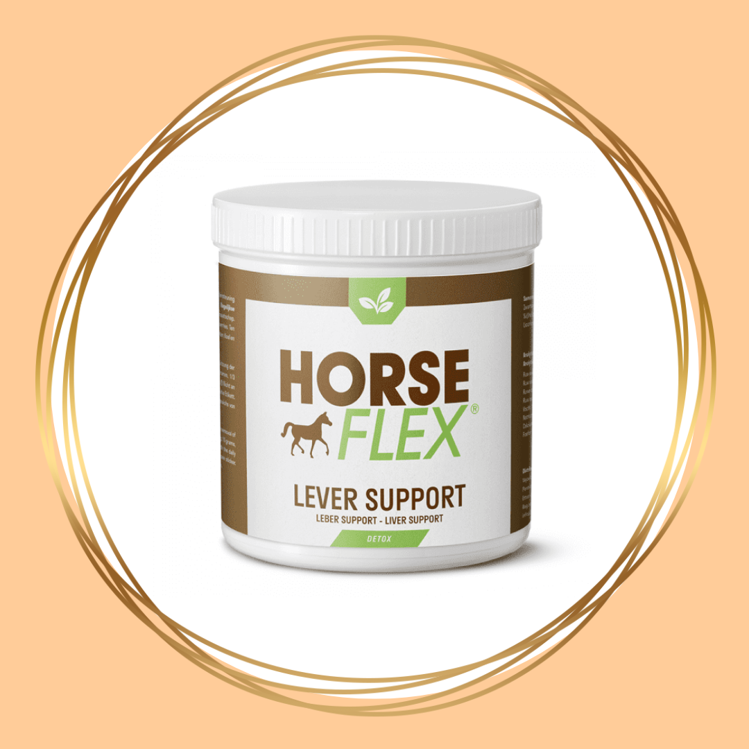 HorseFlex Lever Support Detox kruidenmix voor ondersteuning van lever, nieren en immuunsysteem bij paarden.
