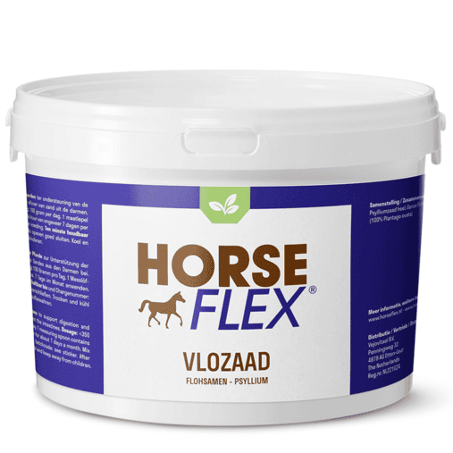 HorseFlex Psylliumzaad – natuurlijke ondersteuning voor darmreiniging bij paarden