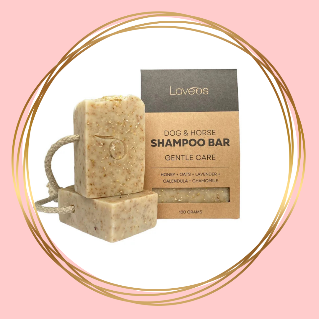 Laveos Shampoo Bar Gentle Care voor zachte verzorging van gevoelige huid bij honden en paarden