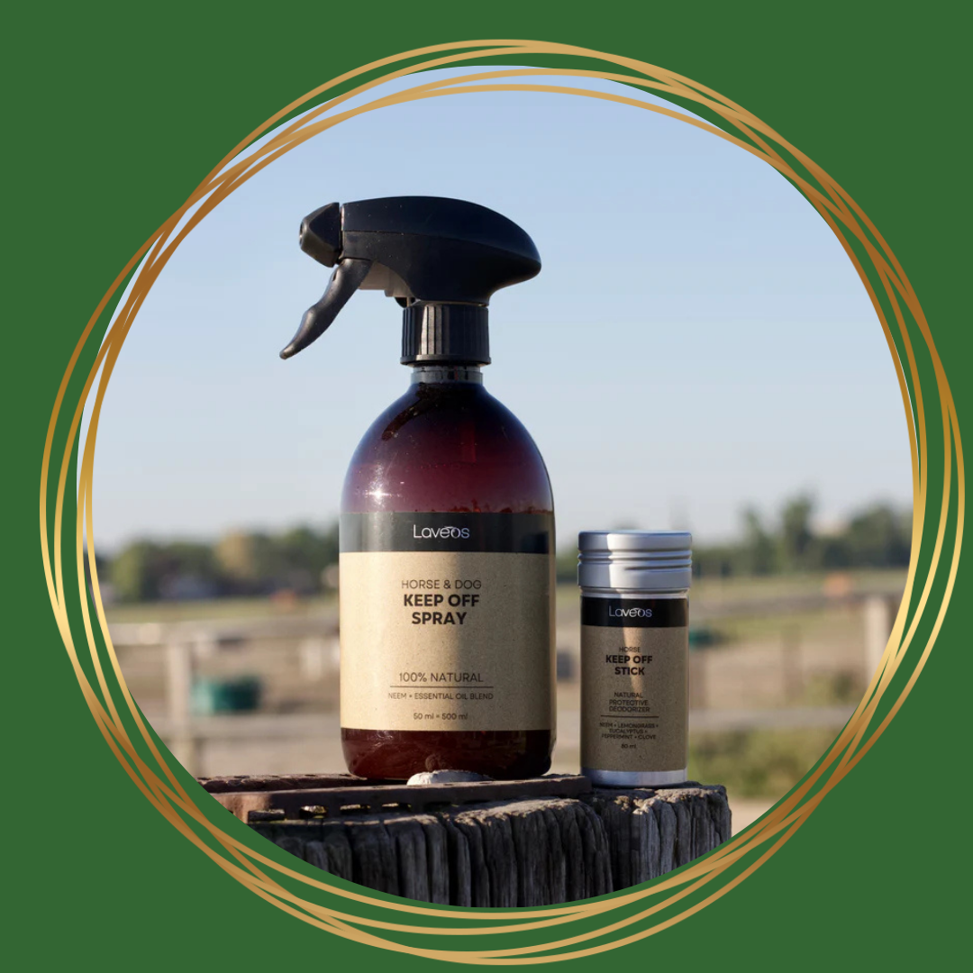Laveos Keep Off bundel – natuurlijke spray en stick voor honden, tegen ongewenste geurtjes en insecten