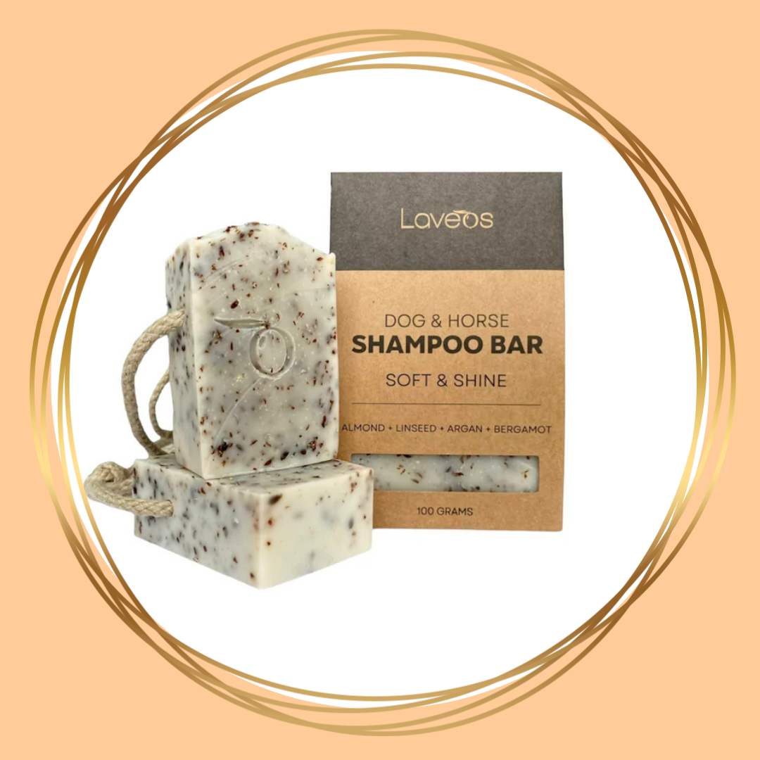 Laveos Soft & Shine Shampoo Bar voor een glanzende en zachte vacht bij hond en paard
