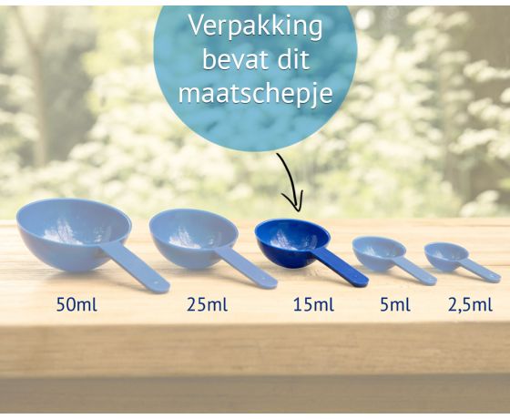 Maatschepje voor PharmaHorse Herbal Detox Mix ondersteunt de natuurlijke reiniging van het lichaam van je paard met een mix van zuiverende kruiden.