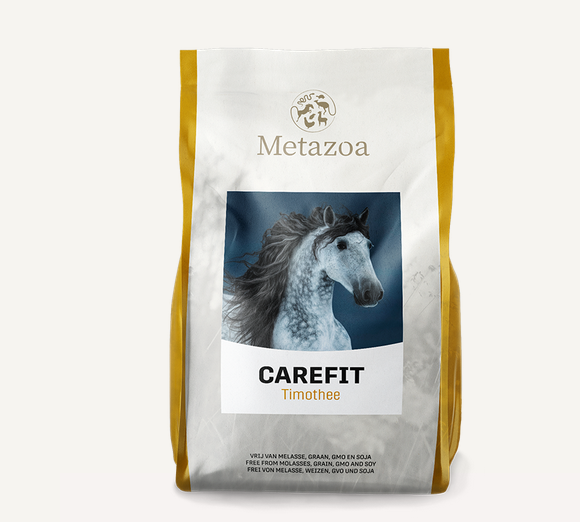 Metazoa CareFit Timothee – vezelrijke timotheegrasbrok voor paarden met een sobere behoefte