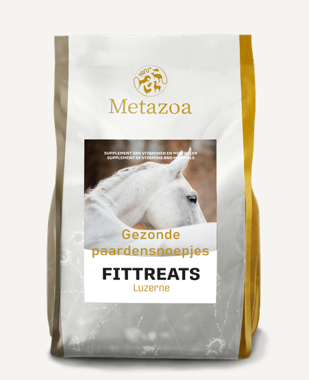 Metazoa FitTreats Luzerne – gezonde en natuurlijke beloningssnoepjes voor paarden