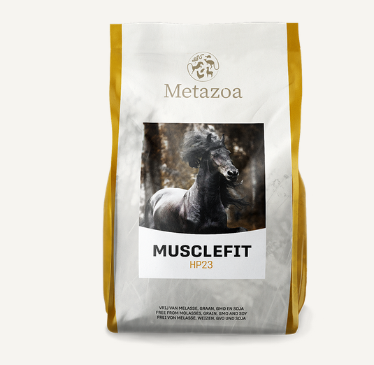 Metazoa MuscleFit HP23 – hoogwaardige eiwitbron voor spieropbouw bij paarden