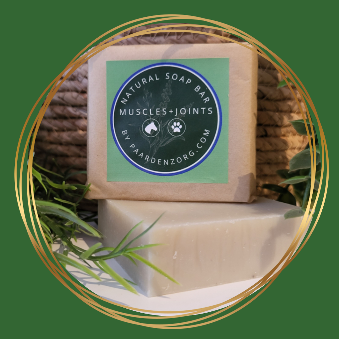 Paardenzorg Muscles + Joints Soapbar, verzorgende zeep voor spieren en gewrichten van paarden
