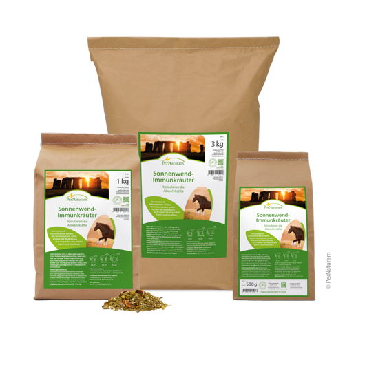 Pernaturam Sonnenwende immuunkruiden voor paarden ter ondersteuning van natuurlijke weerstand