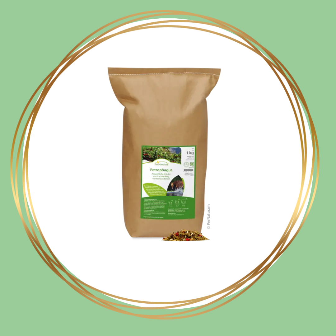 Petrophagus van PerNaturam – natuurlijk supplement voor paarden tegen het eten van zand en stenen