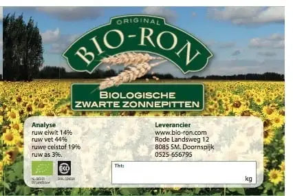 Bio-Ron | Biologische Zwarte Zonnepitten