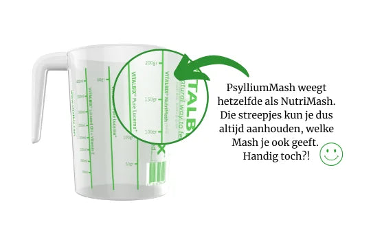 Vitalbix PsylliumMash – vezelrijke paardenmash met psyllium ter ondersteuning van de darmgezondheid