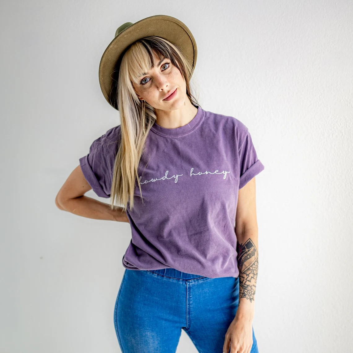 FlossandFable - T-shirt "Howdy Honey!" Yam