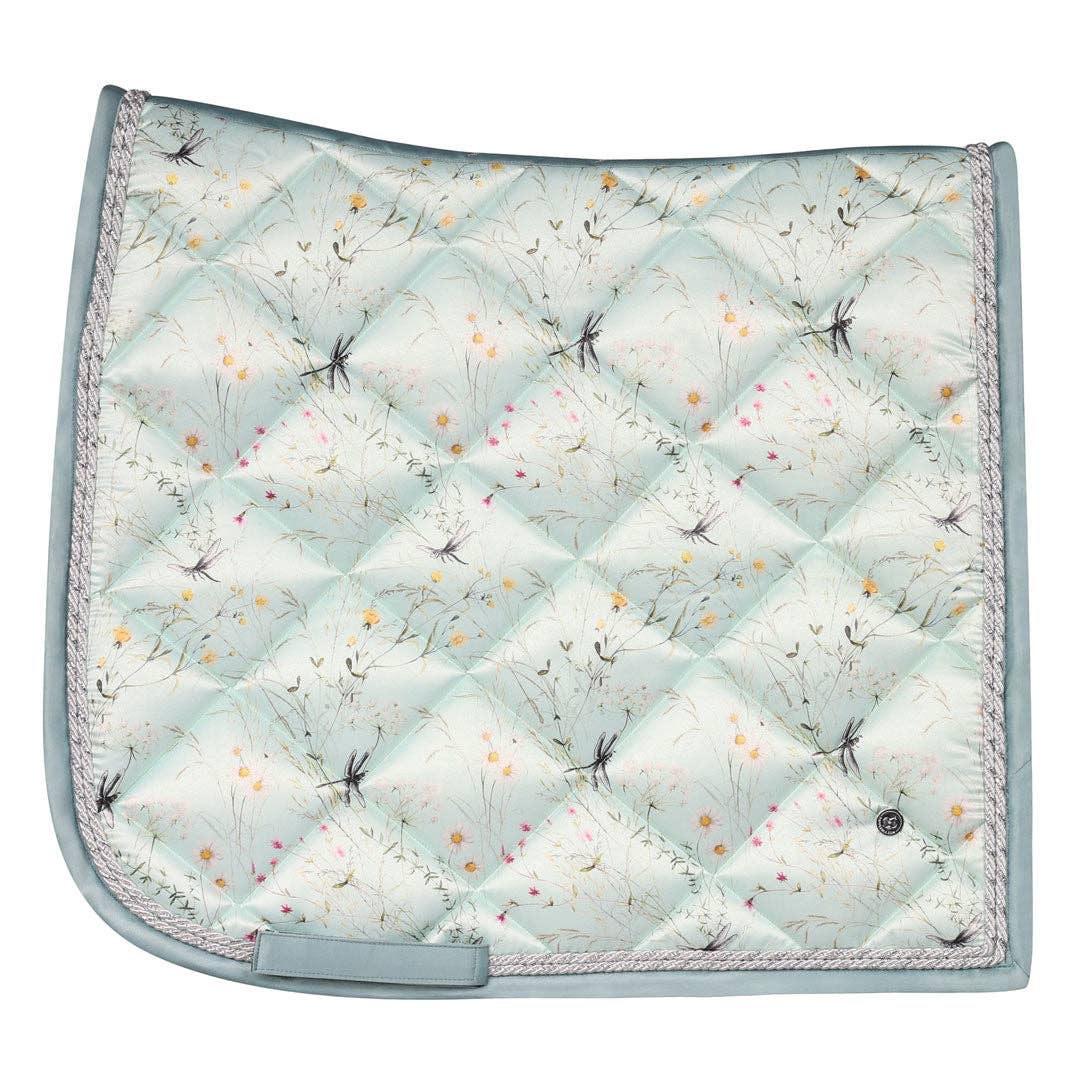 Dapplebay - Dragonfly Meadow Green Dressuur zadeldek