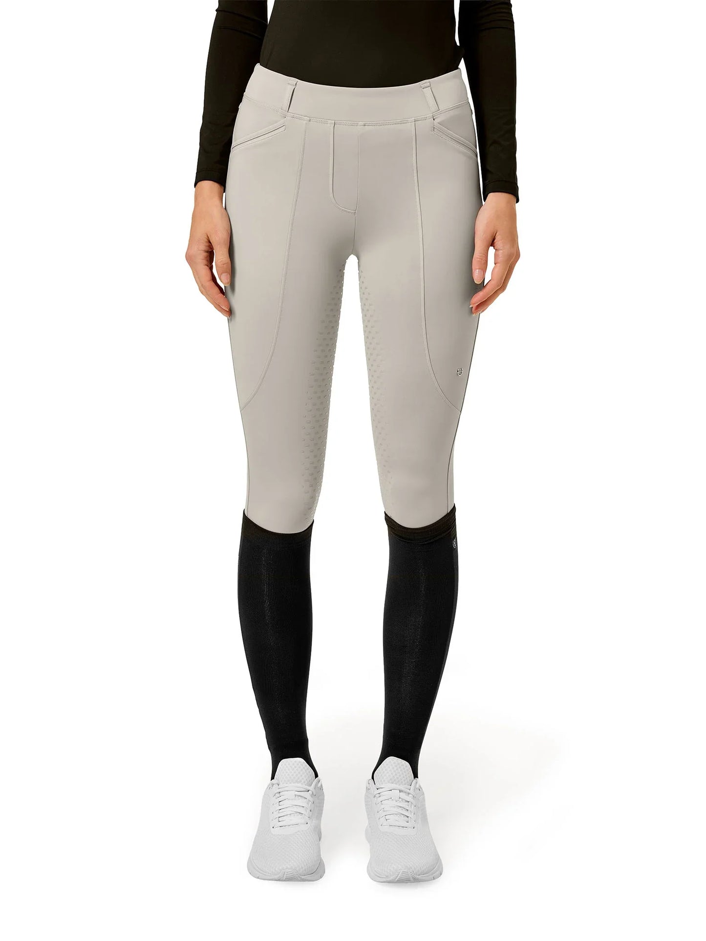 Equestrian Stockholm - SS26 - Greige Riding Tights Premium rijlegging (full-seat)
