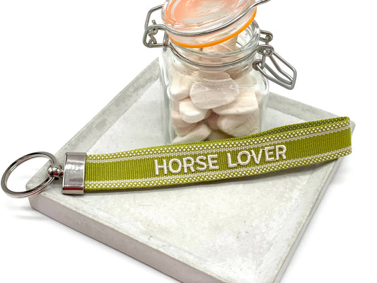 Parsley & Pepper - Horse Lover Sleutelhanger olijfgroen