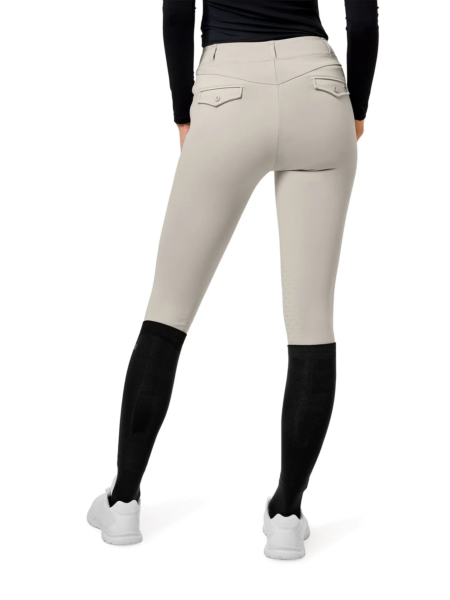 Equestrian Stockholm - SS26 - Greige Riding Tights Premium rijlegging (full-seat)