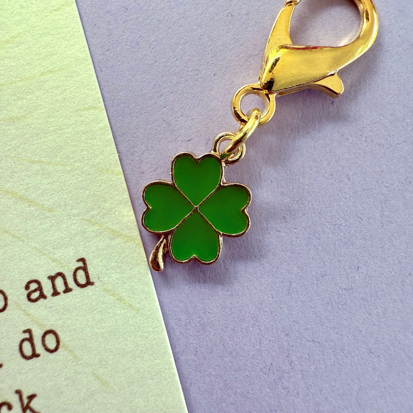 FMH - Lucky Charm Klavertje vier hoofdstelbedel Geluk