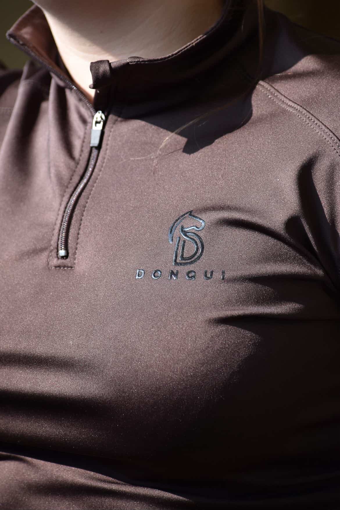 Donqui - Baselayer lange mouw Chocolate bruin