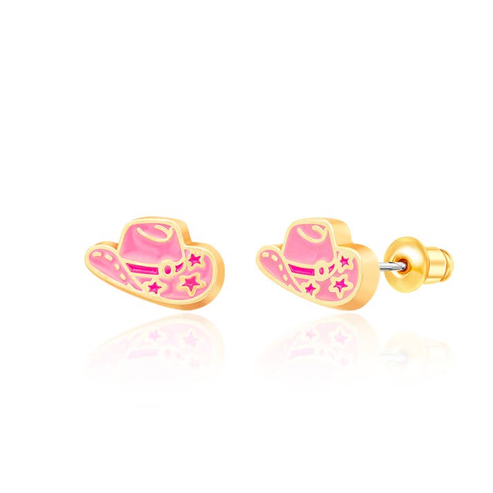 Girl Nation - Western Cowgirl Hoed oorbellen