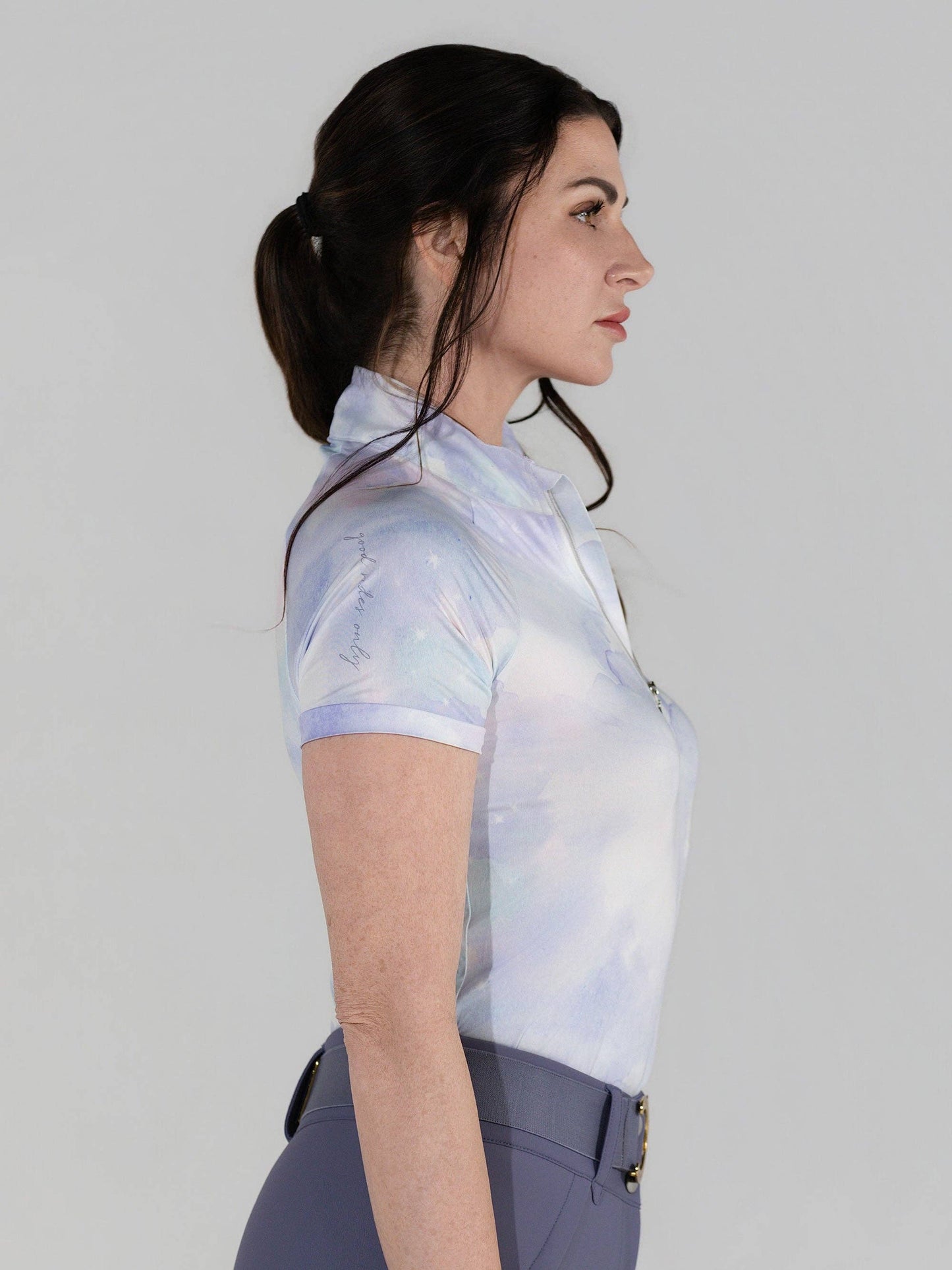 Dapplebay - Opalite Skies 1/4 Rits SS Rijshirt