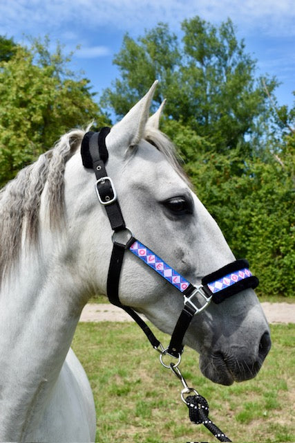 Happy Halsters x FMH - Love is Love Exclusive halster (bont) div. kleuren