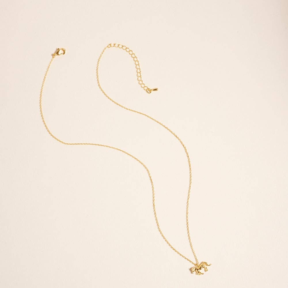 Designature - Goud Vergulde Rodeo Paard Western Ketting