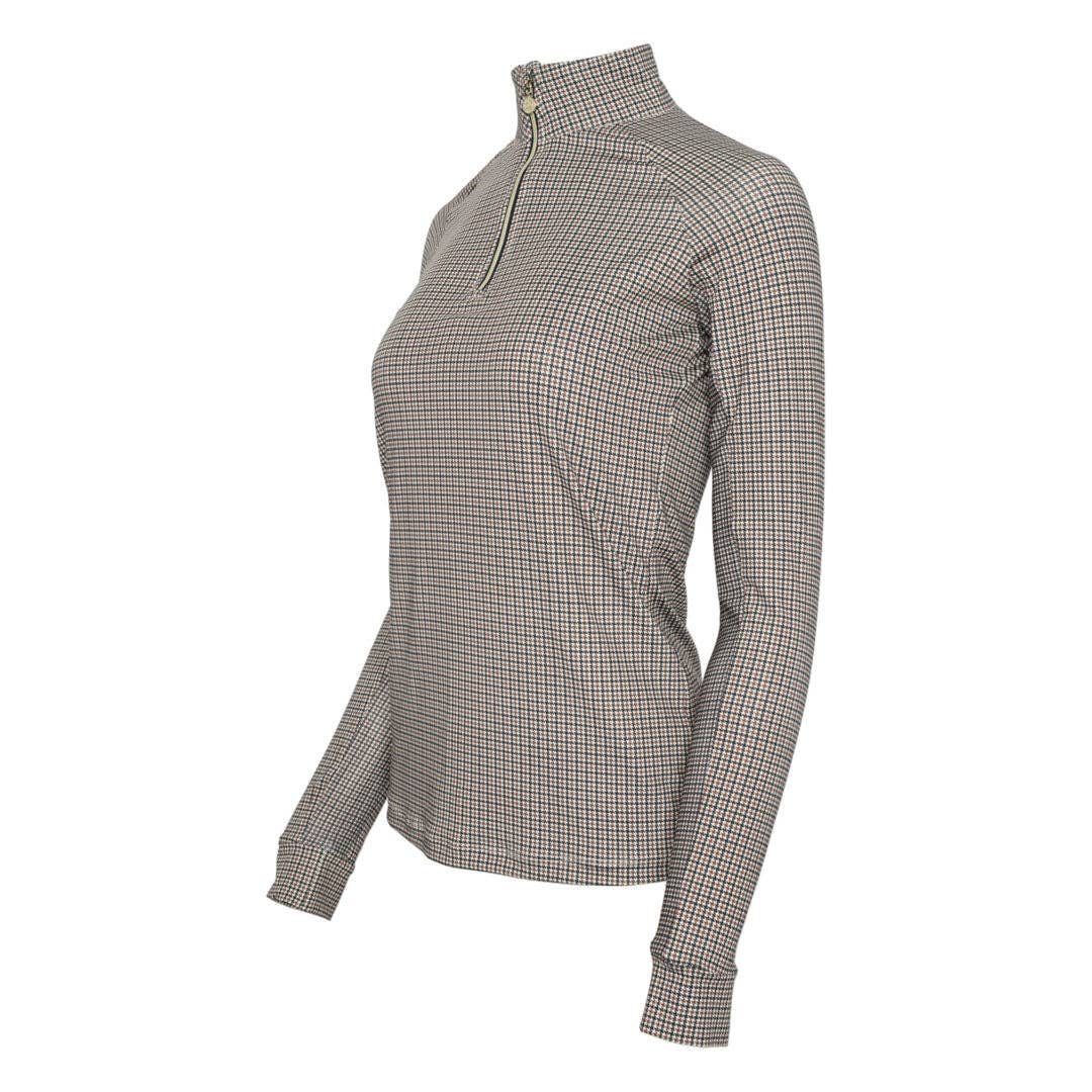 Dapplebay - Heirloom Bay Houndstooth 1/4 Rits Rijtop